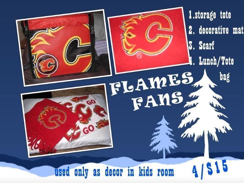 A VARIETY OF FUN CALARY FLAMES ITEMS