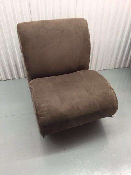 Suede seat