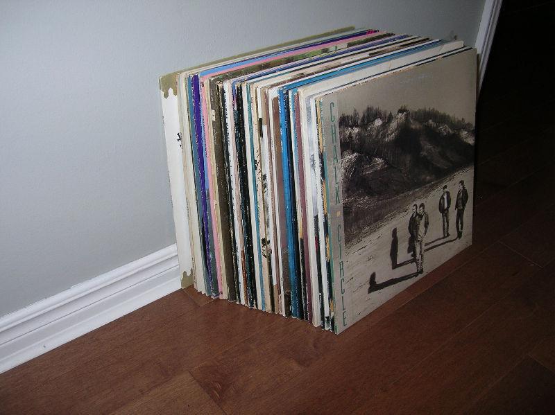 Various vinyl records