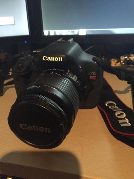 CANON T3i + CANON 55-250MM LENS FOR SALE