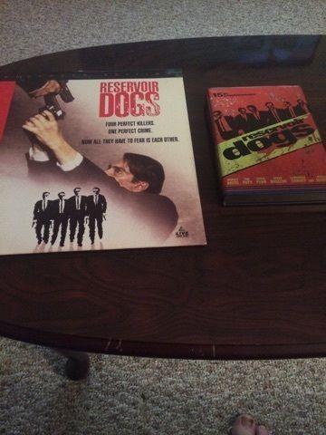 Reservoir Dogs Laserdisc + Gas Can DVD