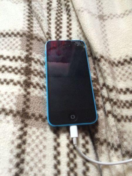 iPhone 5c blue