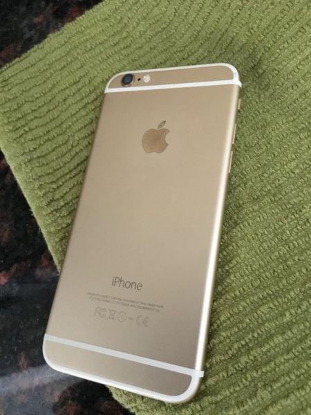 iPhone 6 Gold 16g Telus + Case