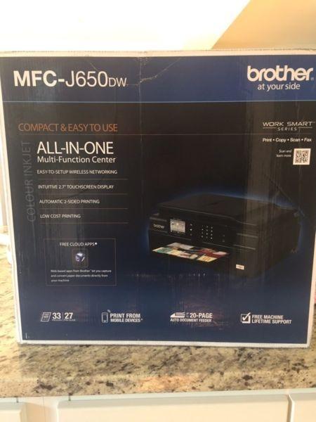 Brother MFC-J650DW All-In-One Wifi color printer