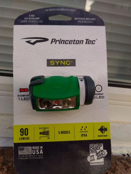 New PRINCETON TEC SYNC HEADLAMP FIRM $25