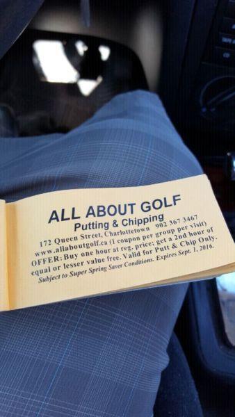 Free golf tickets for the taking