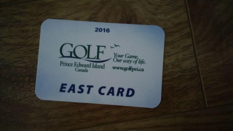 Golf PEI - East Golf Card