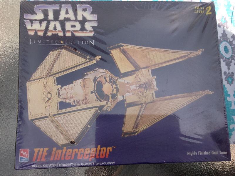 Gold plated Star Wars model