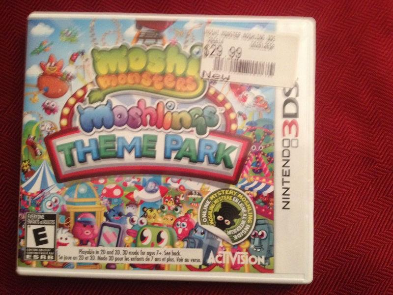 Moshi Monster theme park for 3DS