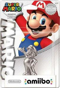 Silver Mario Amiibo - New