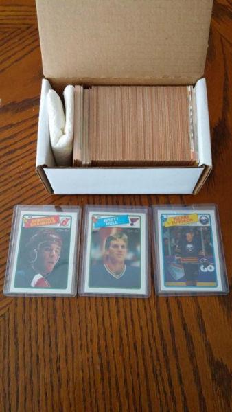 Série complete 1988-89 hockey (Brett Hull- Shanahan-Turgeon)