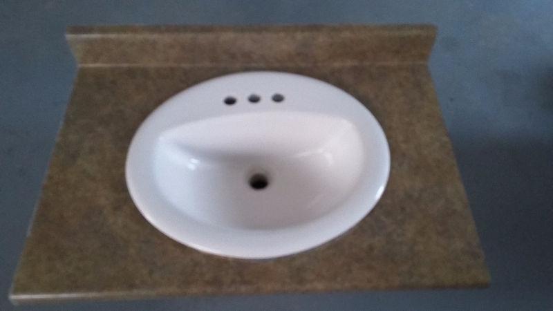Sink and countertop