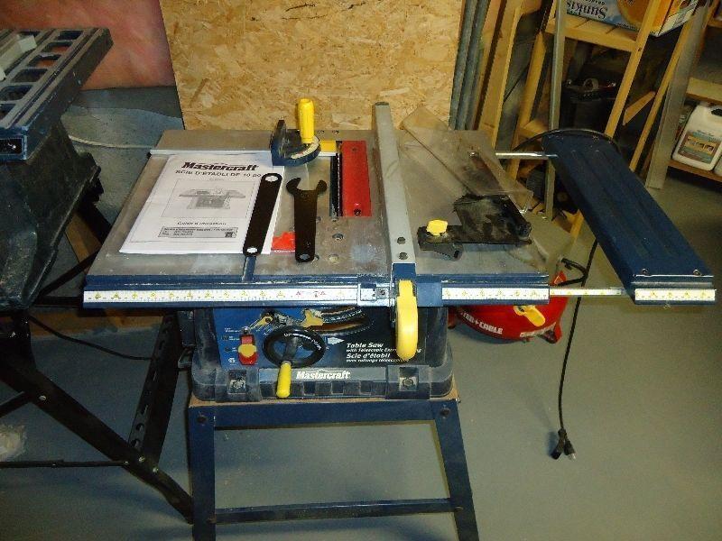 10 inch table saw and stand