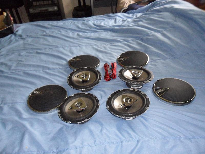 2 Pair of 6X9 and 2 Pair of 6 inch Car Speakers