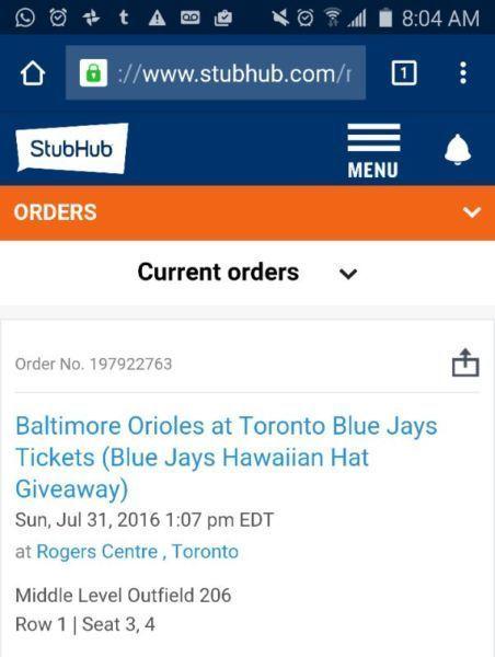 Blue Jay's Tickets!! - CHEAP