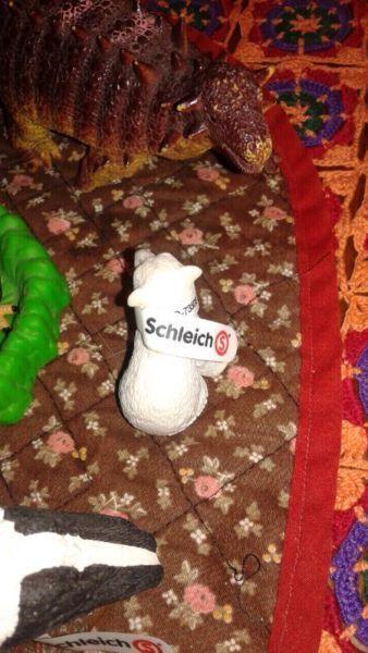 Schleich toys plus a couple others