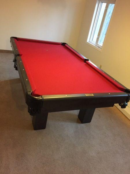 NEW CANADIAN POOL TABLES STARTING AT $1799.00 INSTALLED