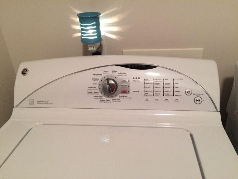 GE HE Top Load Washer and Steam Dryer