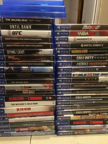 Xbox and ps4 games