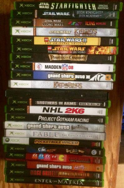 22 XBOX GAMES, STAR WARS RULES!!