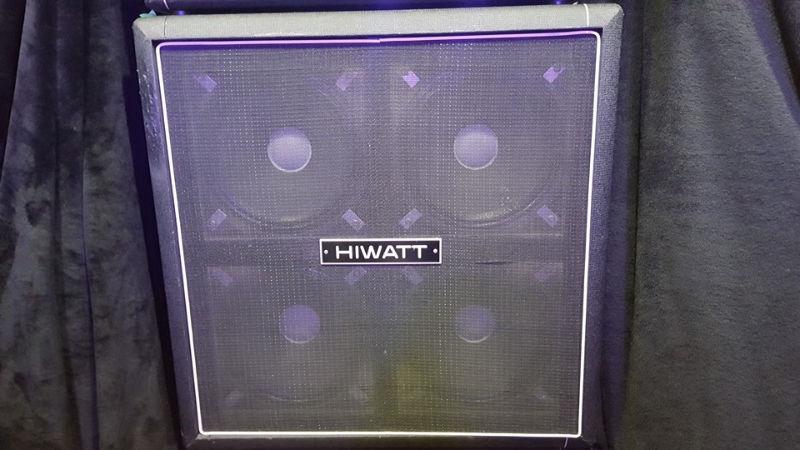 cab hiwatt année 1975 purple fane speakers