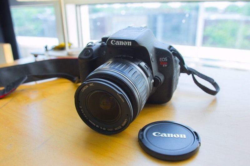 CANON T5i with 18-55mm and 24mm f2.8
