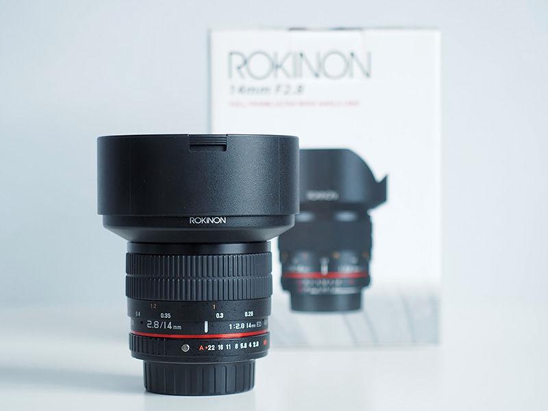 Objectif Rokinon 14mm f/2.8 pour Pentax K