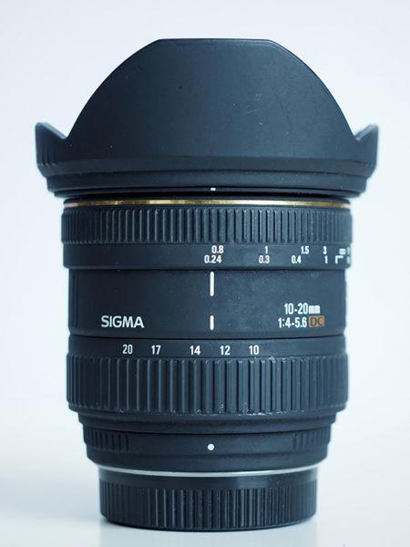 Objectif Sigma 10-20mm f/4-5.6 DC pour Pentax K