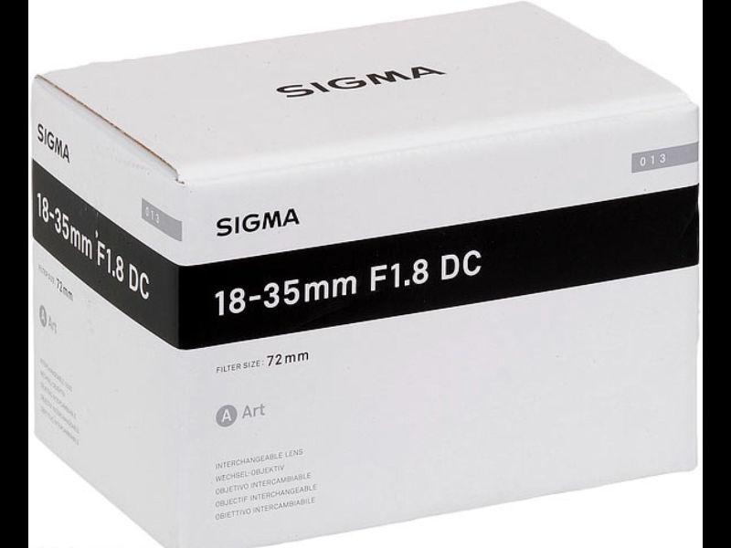 Sigma 18-35(1,8) ART ,pour Nikon,tout neuf ,boîte et facture