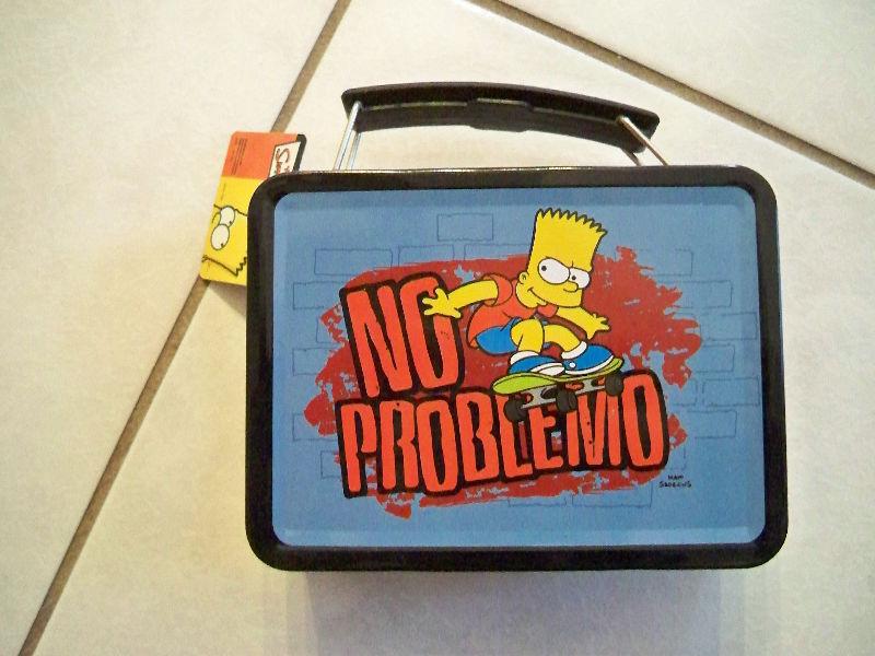 BART SIMPSON MINI LUNCH BOX---NEW---