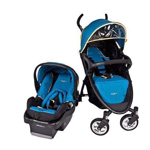 Eddie Bauer travel system car seat and stroller combo
