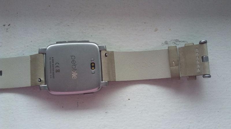 Pebble Time steel Silver