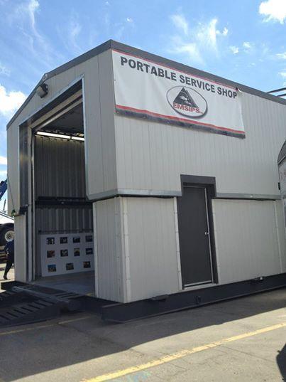 Tired of that cold fabric tent?Portable Service Shops/Wash Shops