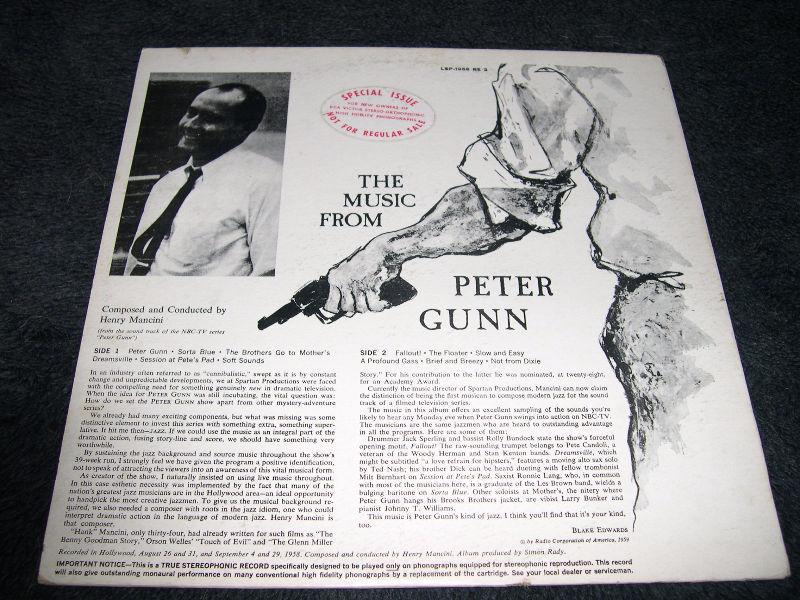 Henry Mancini - The music from Peter Gunn (1959) LP Vinyl