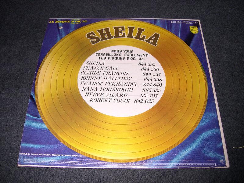Sheila - Le Disque D'or - (1967) LP Vinyl Pop Yé-Yé sixties
