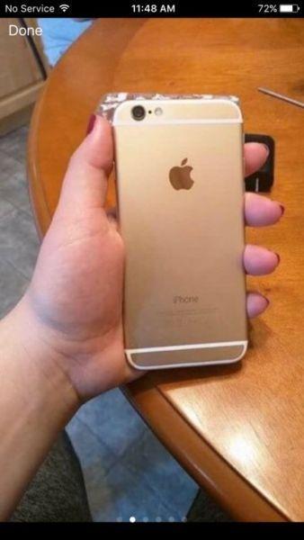 iPhone 6 64gb gold Fido