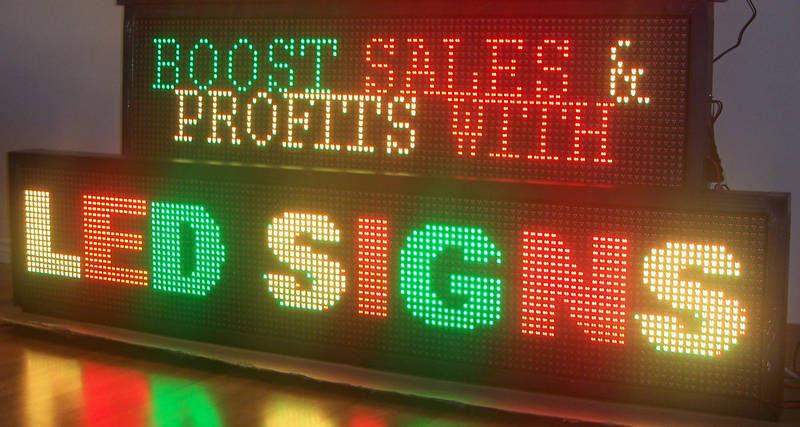 new! dynamique led sign scrolling defilante neon deroulante neon