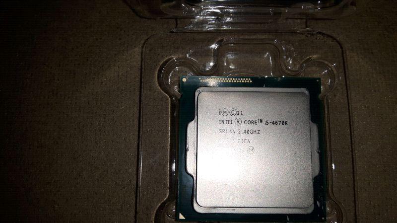 Intel Core i5-4670K Quad-Core Desktop Processor 3.4 GHZ Unlocked