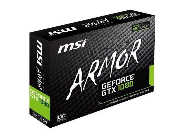 MSI GeForce GTX 1080 ARMOR 8GB