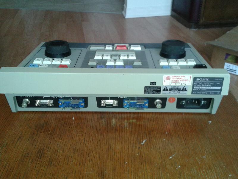 Sony RM-450 Editing control unit