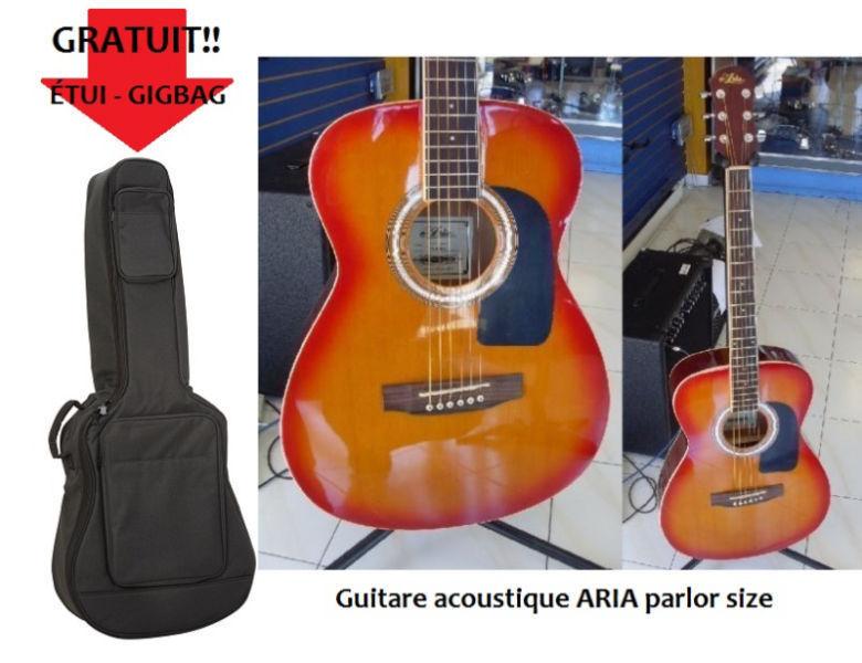 SPÉCIAL ÉTUI GRATUIT! Guitare acoustique neuve ARIA APN-15CS