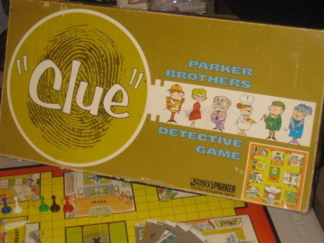 Clue - Parker Brothers 1960