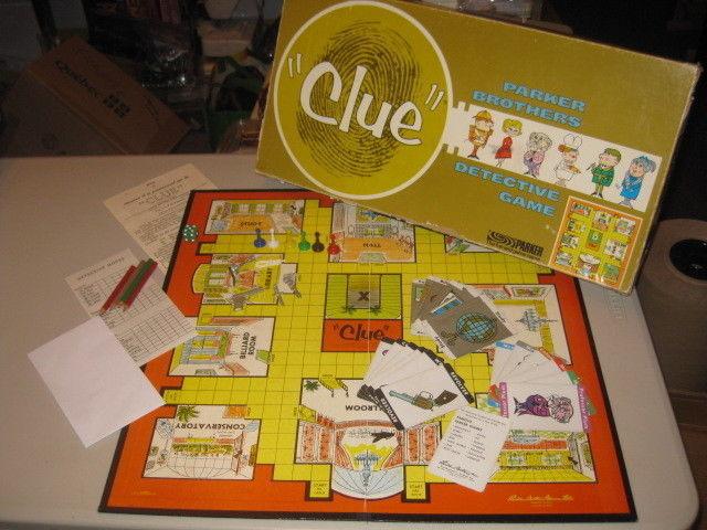 Clue - Parker Brothers 1960