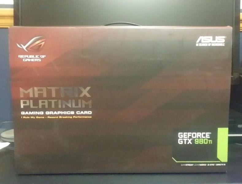 Asus Matrix Platinium Gtx 980ti