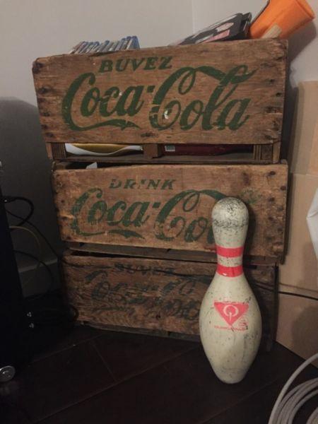 Caisse vintage coca cola