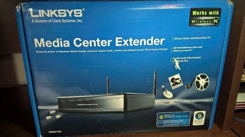 Linksys Windows Media Center Extender wireless N remote digital