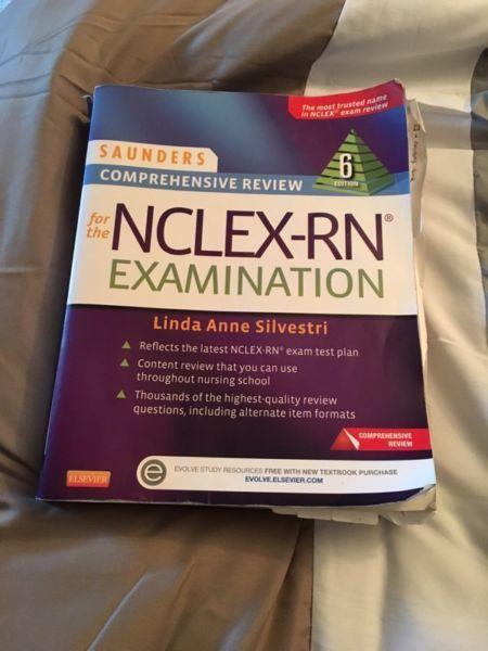 NCLEX prep book by Saunders