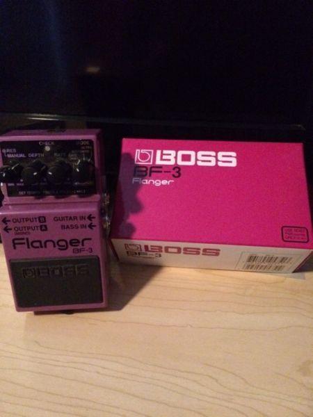 BOSS BF-3 Flanger guitar pedal *original packaging included*