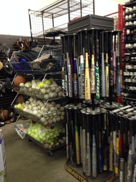 New and used ball equipment
