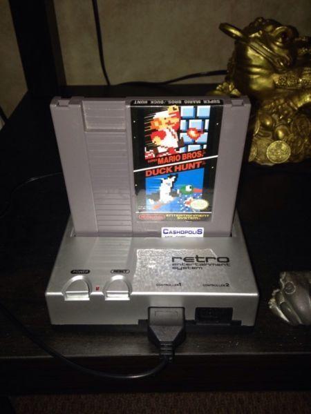 retro nes system with duckhunt